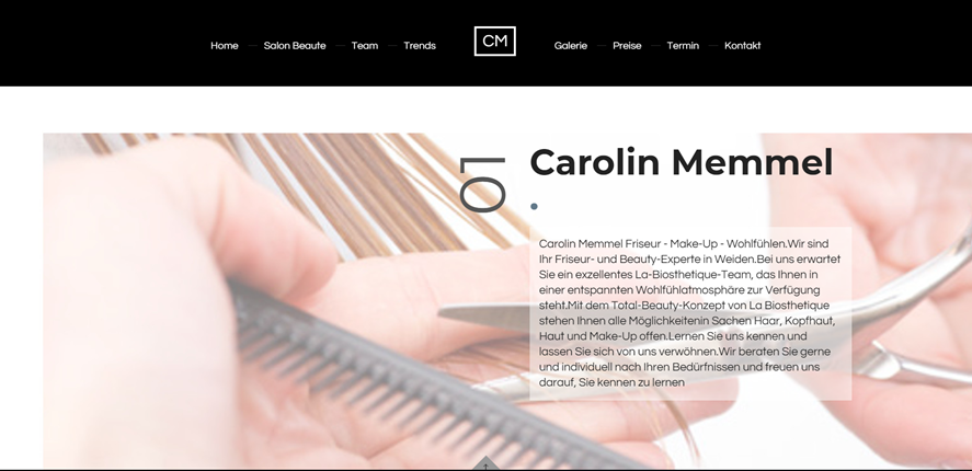 Beauty Homepage - Carolin Memmel